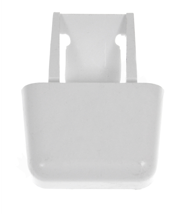 WG03L01246 - Genuine OEM GE Refrigerator Bottle Bar End Cap, White